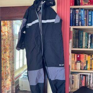 Oaki Oakiwear Rain suit, Black/Gray 6-7T